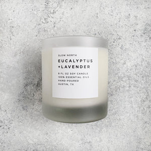 Slow North Eucalyptus Lavender Candle